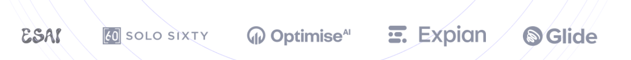 Clients: ESAI, Solo Sixty, Optimise AI, Expian, Glide